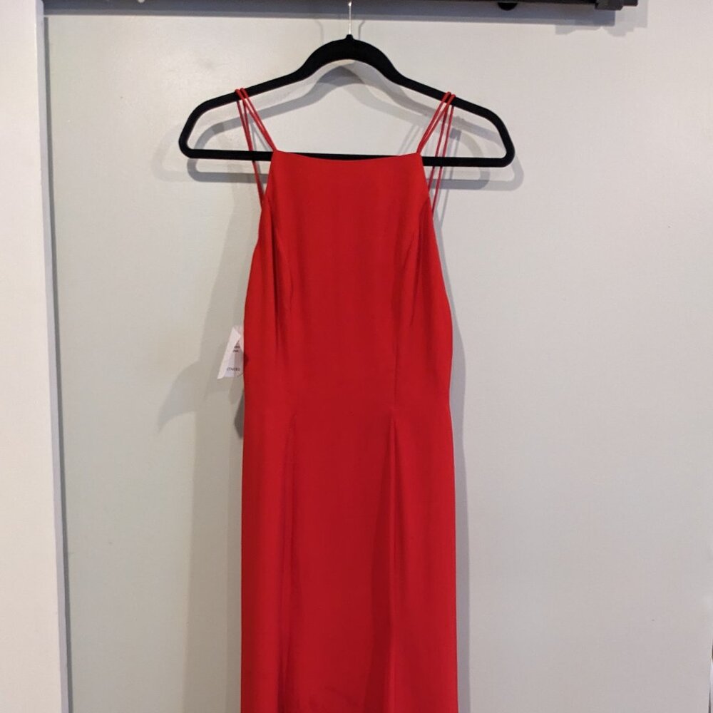 Fame and Partners, Red gown, US size 2